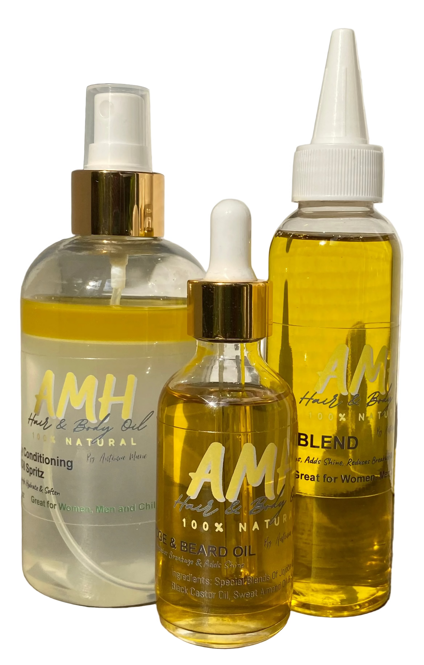 BUNDLE SALE! ALL 3 PLUS a Detangle Brush for $40